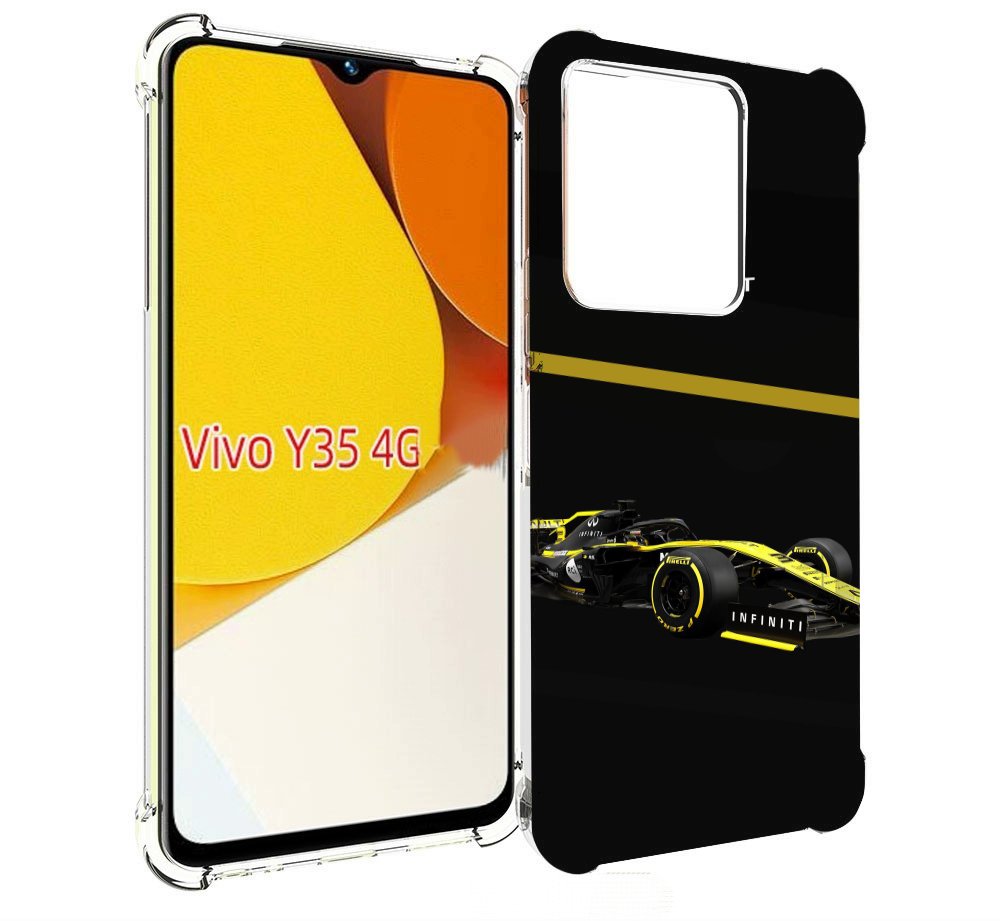 

Чехол MyPads renault 2 для Vivo Y35 4G 2022 / Vivo Y22, Прозрачный, Tocco