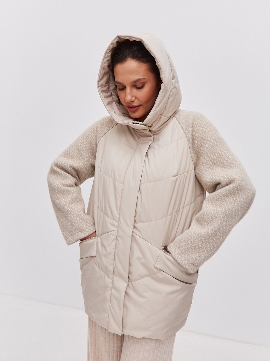 

Куртка женская LAWINTER 83368 бежевая 50 RU, Бежевый, 83368