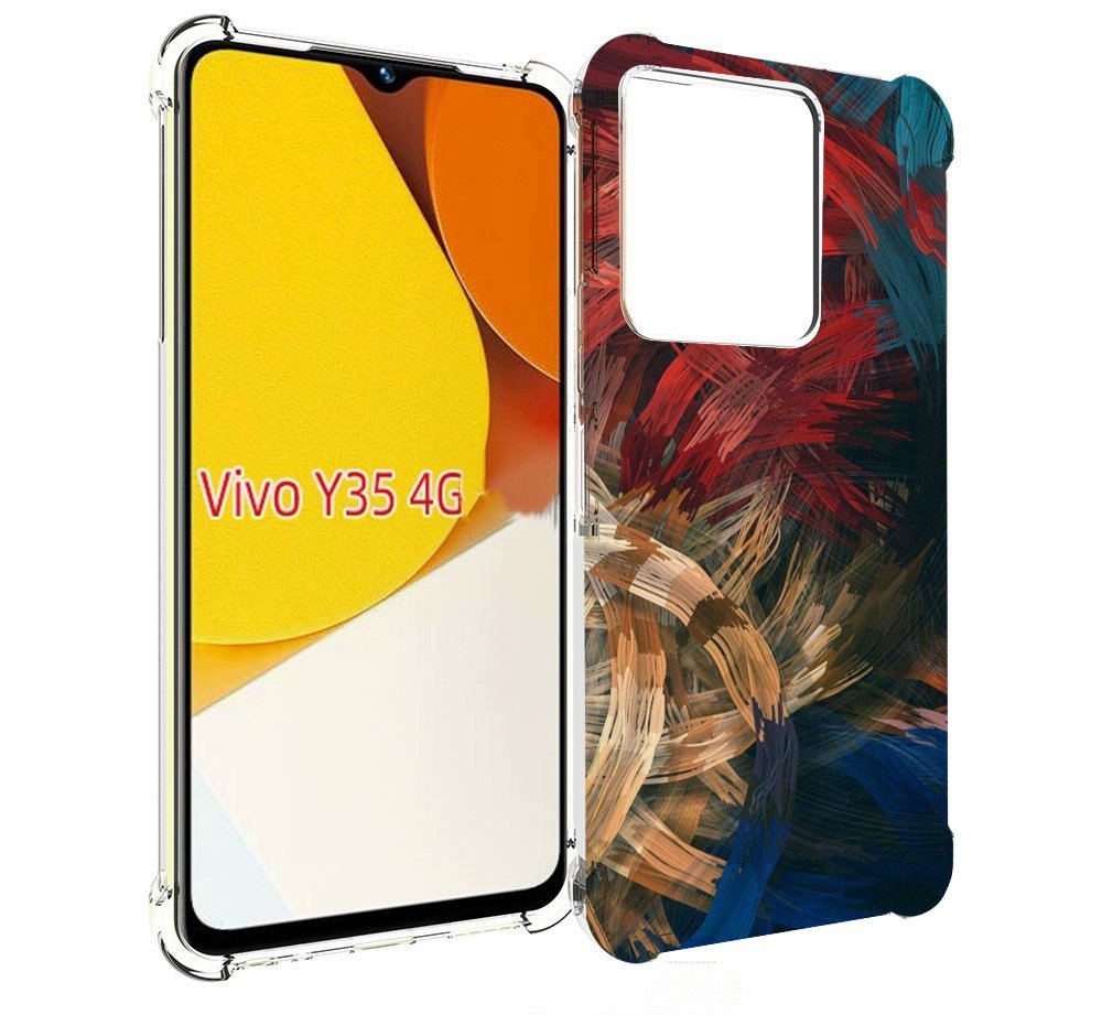 фото Чехол mypads раскрашенная медь для vivo y35 4g 2022 / vivo y22