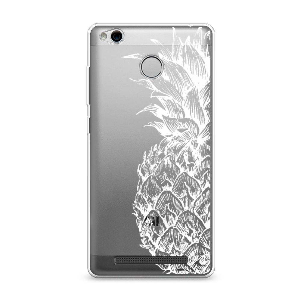 

Чехол Awog на Xiaomi Redmi 3 Pro (3S) "Ананас графика белая", Разноцветный, 30950-10