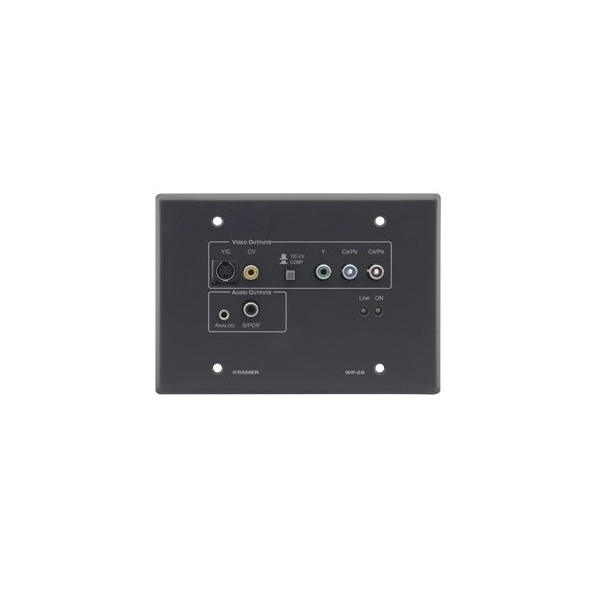 

Установочная панель с разъемами RCA, S-Video, Аудио Kramer WP-28/E(G), WP-28/E(G)