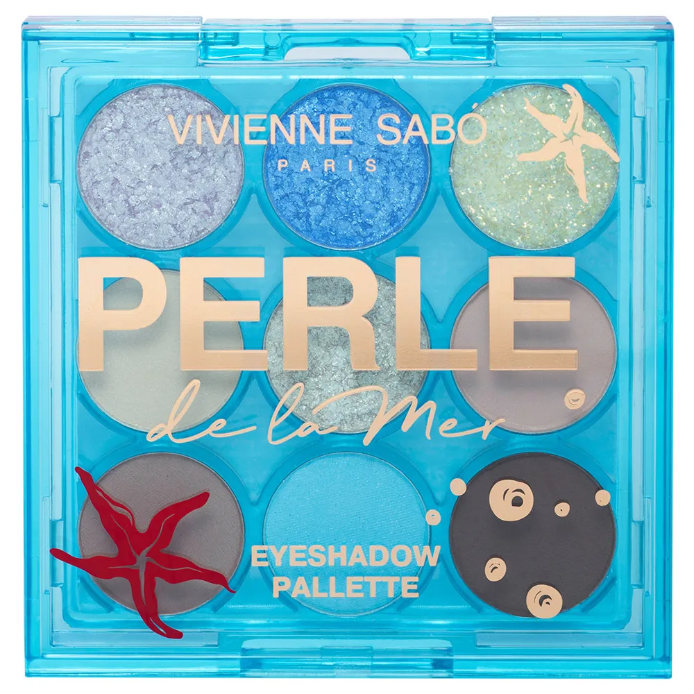 

Палетка теней для глаз Vivienne Sabo "Perle de la mer" тон 01, Разноцветный