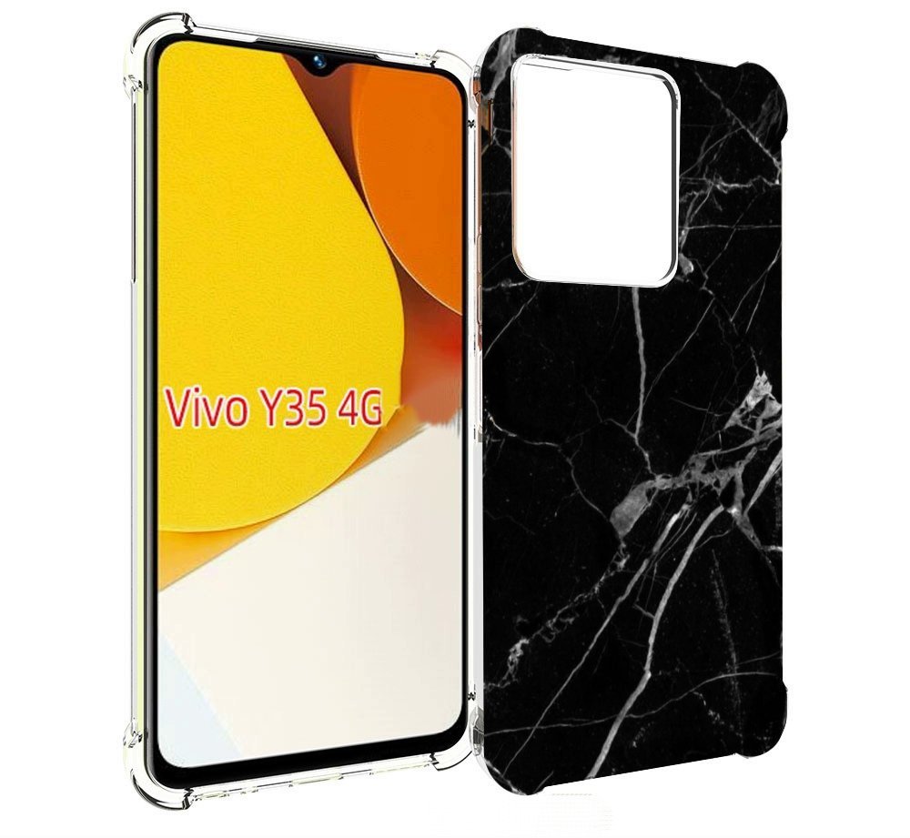 

Чехол MyPads разбитое стекло для Vivo Y35 4G 2022 / Vivo Y22, Прозрачный, Tocco