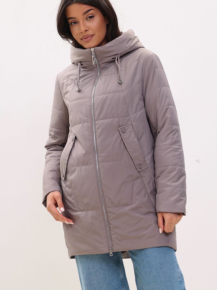 

Куртка женская LAWINTER 83651 серая 48 RU, Серый, 83651