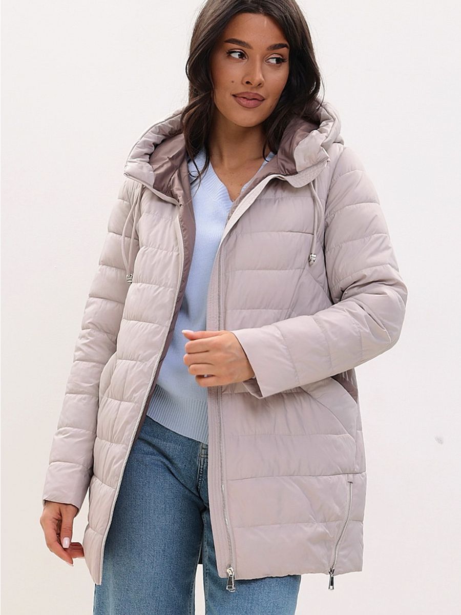 

Куртка женская LAWINTER 83651 бежевая 46 RU, Бежевый, 83651