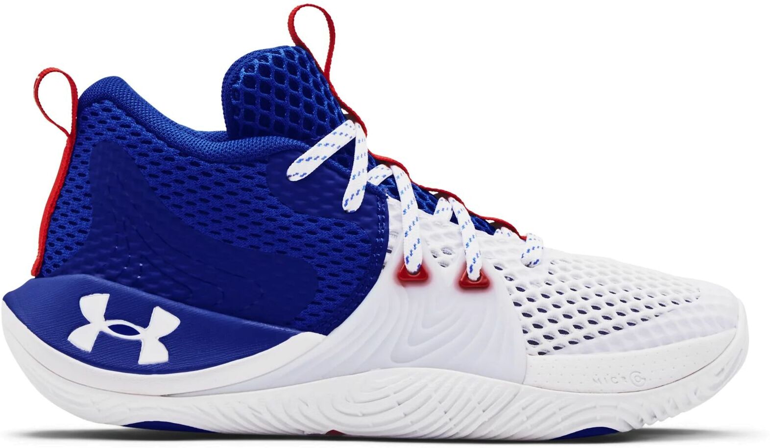 

Кроссовки Under Armour 3023529-107, белый, 38, UA GS Embiid 1