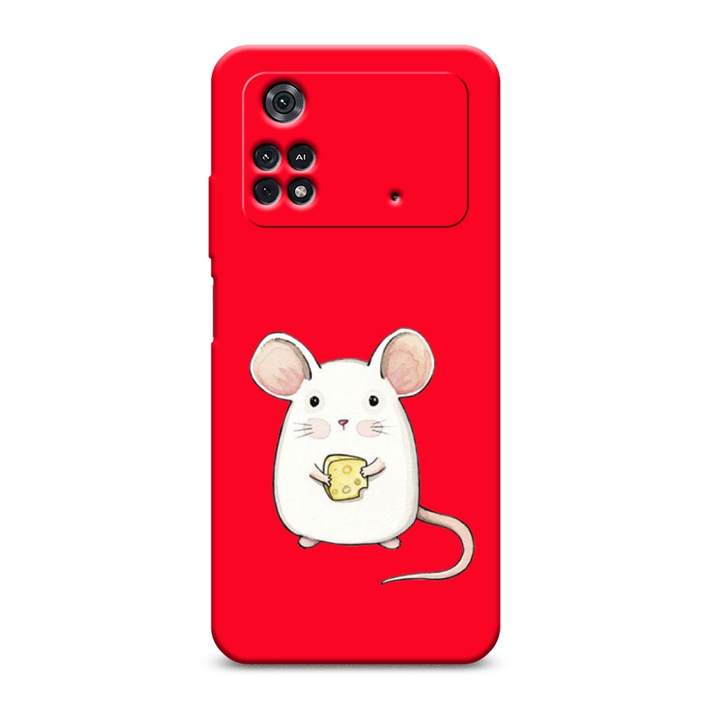 

Чехол Awog на Poco M4 Pro 4G "Мышка", Разноцветный, 313053-1