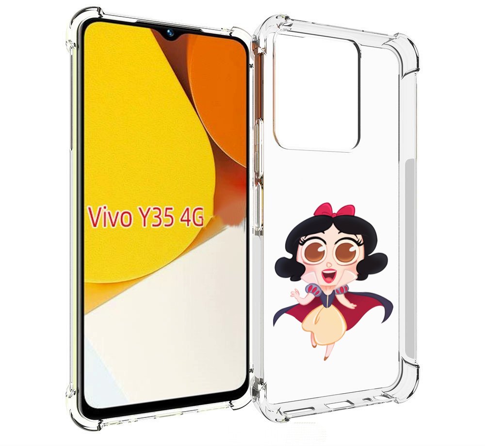 

Чехол MyPads принцеска-нарисованная женский для Vivo Y35 4G 2022 / Vivo Y22, Прозрачный, Tocco