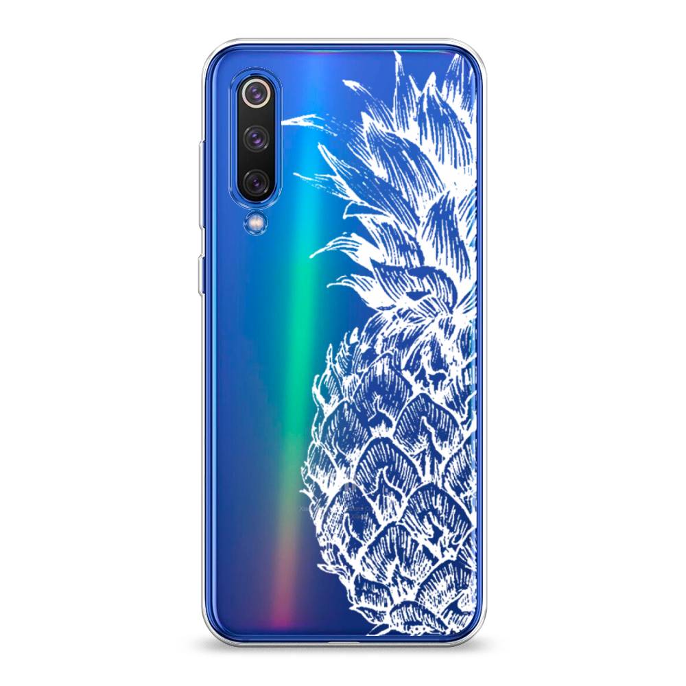 

Чехол Awog на Xiaomi Mi9 SE "Ананас графика белая", Разноцветный, 35250-10