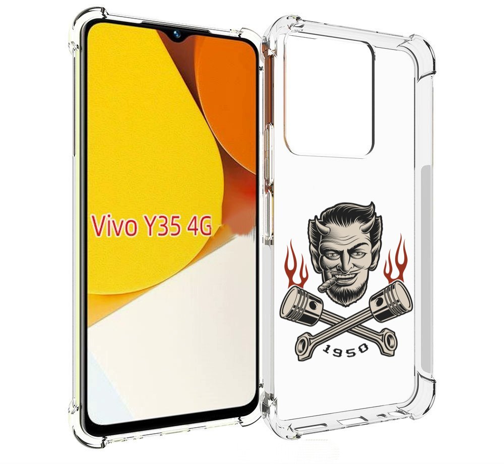 

Чехол MyPads поршни-горят для Vivo Y35 4G 2022 / Vivo Y22, Прозрачный, Tocco