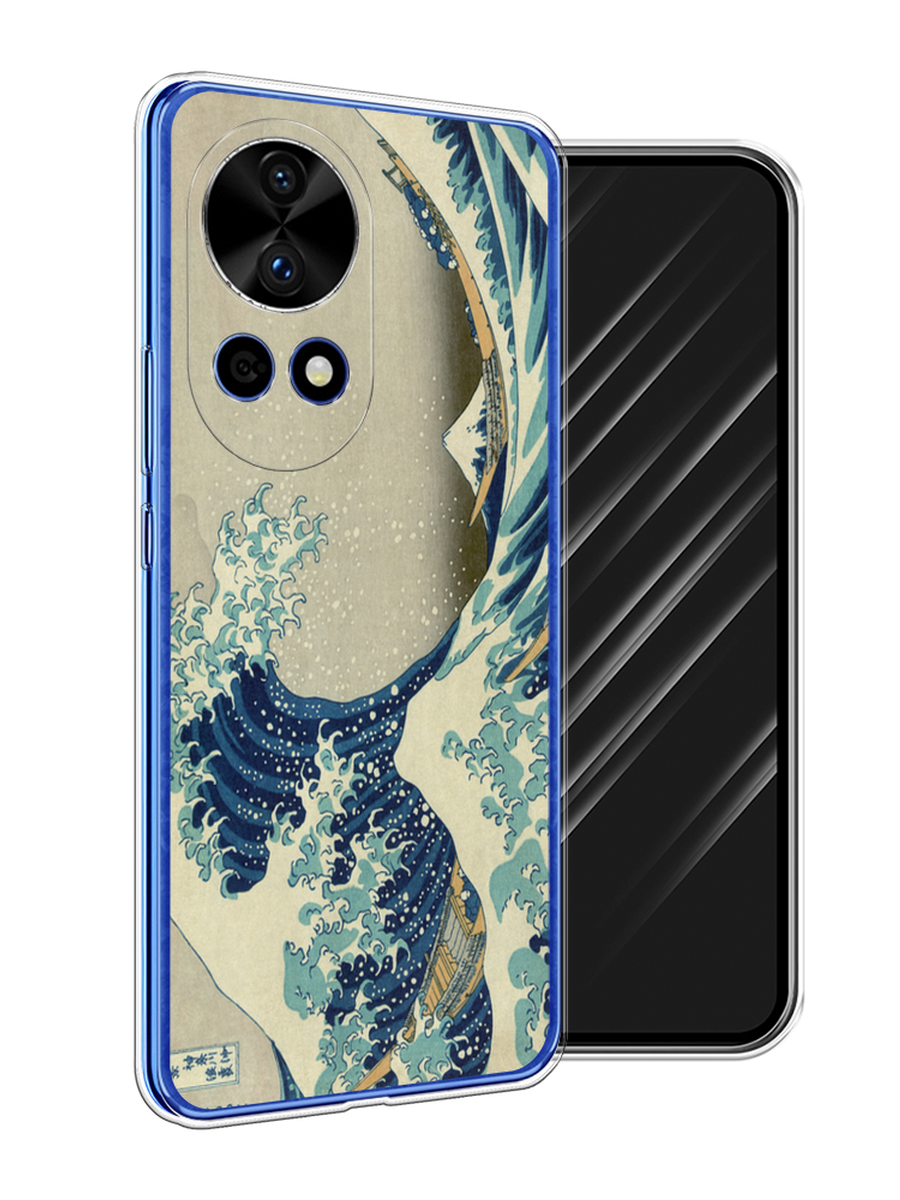 

Чехол Awog на Huawei Nova 12 Pro "Большая волна в Канагаве", Серый;синий;голубой, 6123150-1