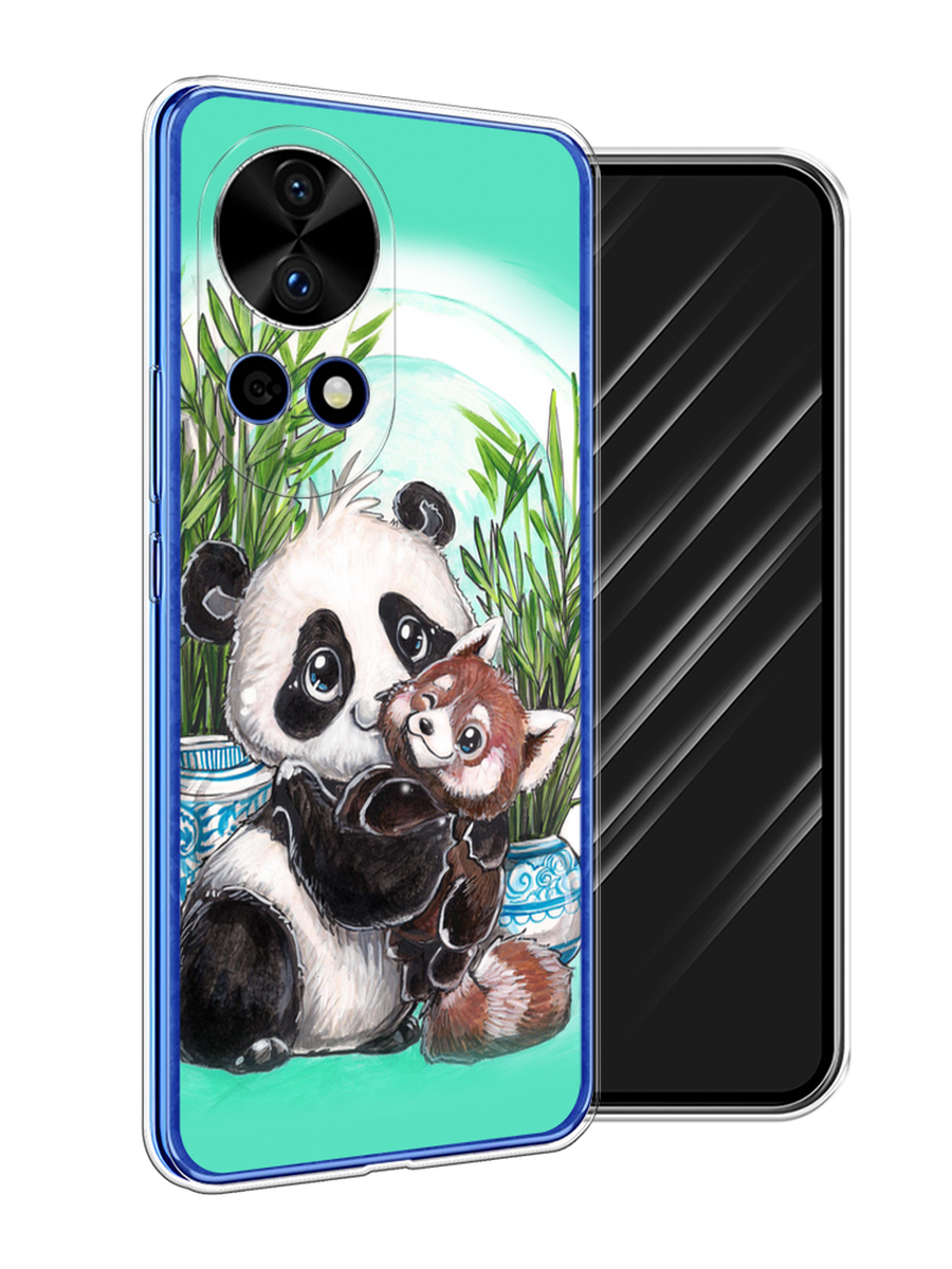 

Чехол Awog на Huawei Nova 12 Pro "Друзья зверята", Бирюзовый;белый;черный, 6123150-1