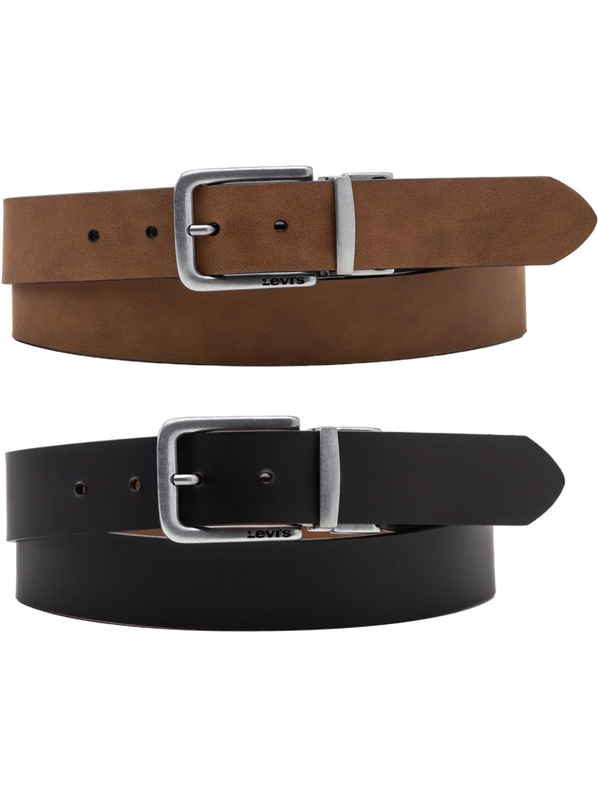 Ремень мужской Levi's Men Reversible Classic Belt, черный