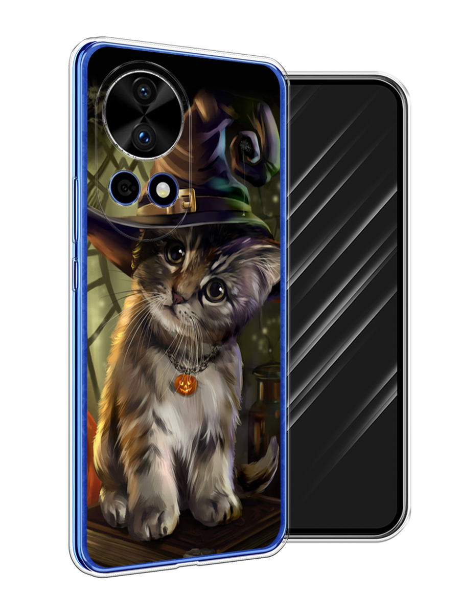 

Чехол Awog на Huawei Nova 12 Pro "Кот на Хэллоуин", Зеленый;серый, 6123150-1