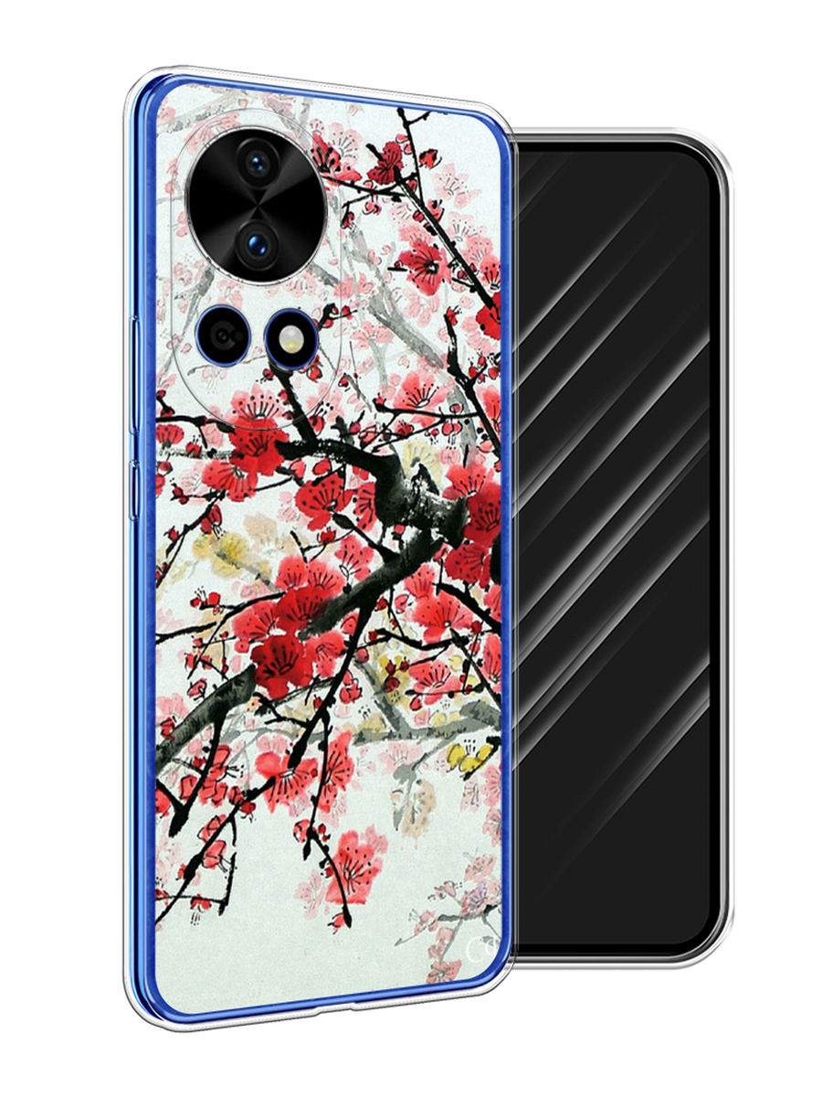 

Чехол Awog на Huawei Nova 12 Pro "Сакура", Розовый;черный, 6123150-1