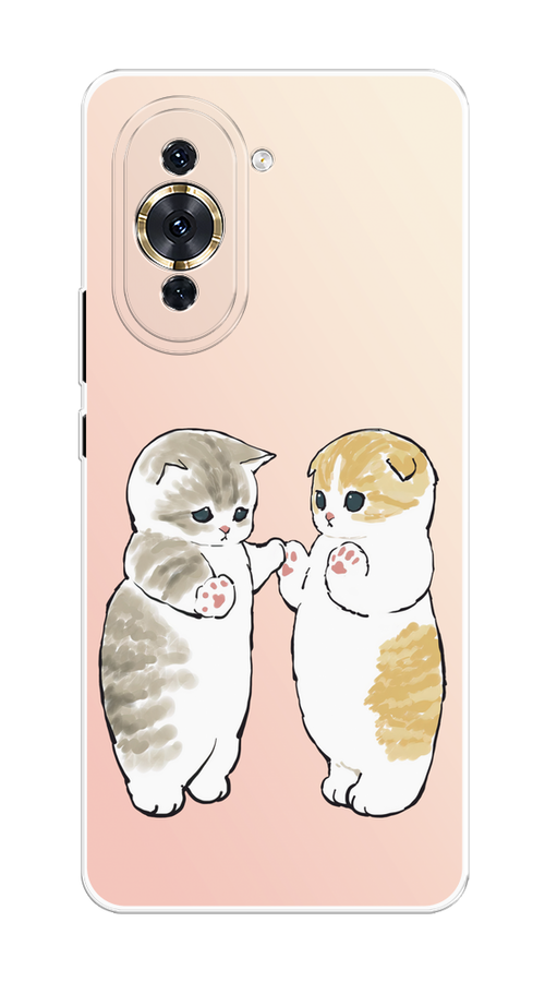 

Чехол на Huawei Nova 10 Pro "Пухлые котики", Розовый;бежевый;серый, 6109050-1
