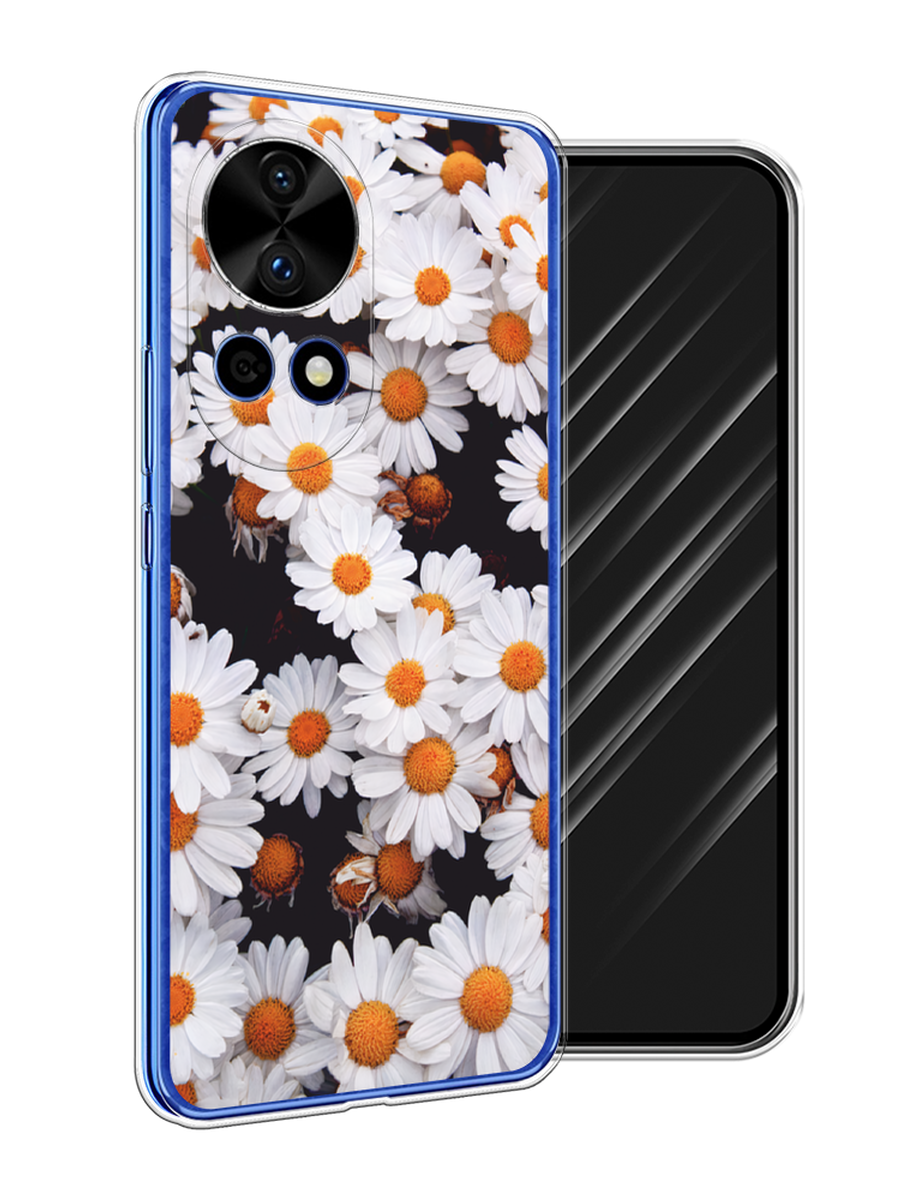 

Чехол Awog на Huawei Nova 12 Pro "Ромашковое поле", Белый, 6123150-1