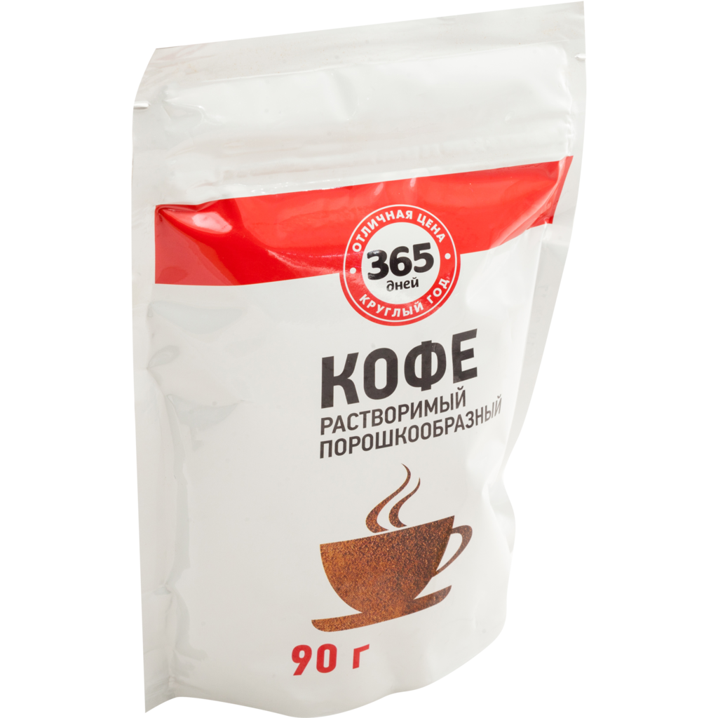 

Кофе 365 дней растворимый порошкообразный 90 г
