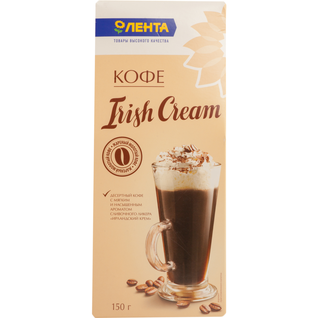 Кофе Лента Irish Cream молотый 150 г