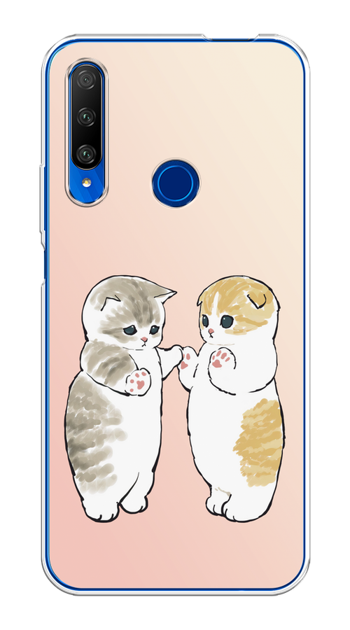 

Чехол на Huawei Honor 9X Premium "Пухлые котики", Розовый;бежевый;серый, 610650-1