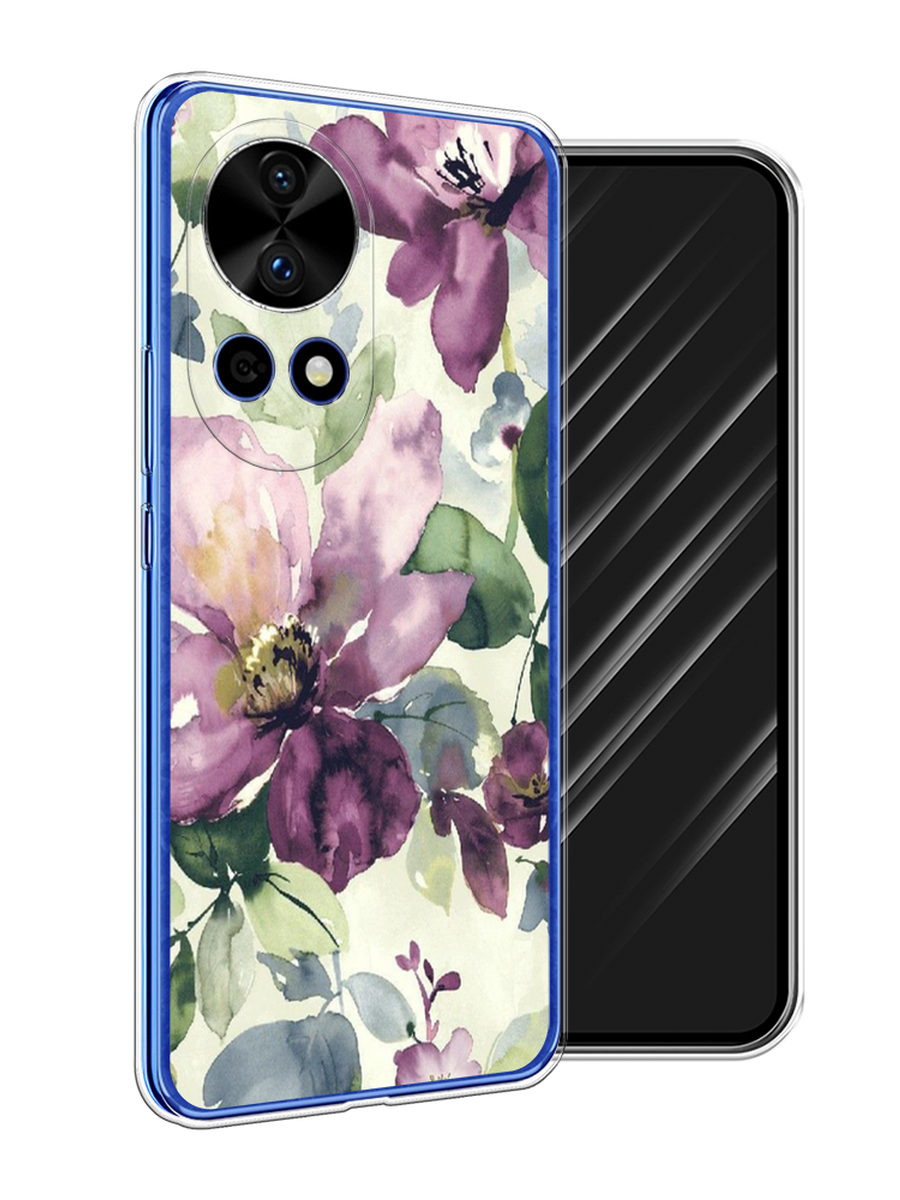 

Чехол Awog на Huawei Nova 12 Pro "Сиреневые цветы-акварель", Фиолетовый, 6123150-1