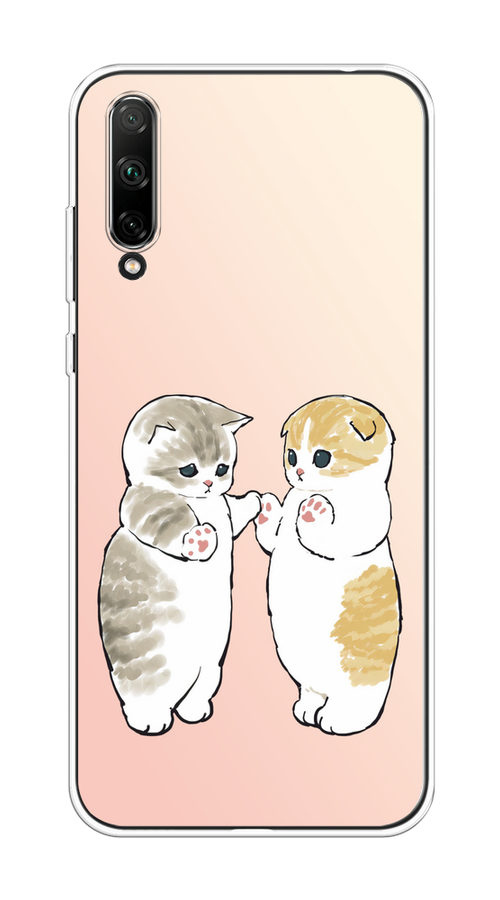 

Чехол на Honor 30i "Пухлые котики", Розовый;бежевый;серый, 6104050-1