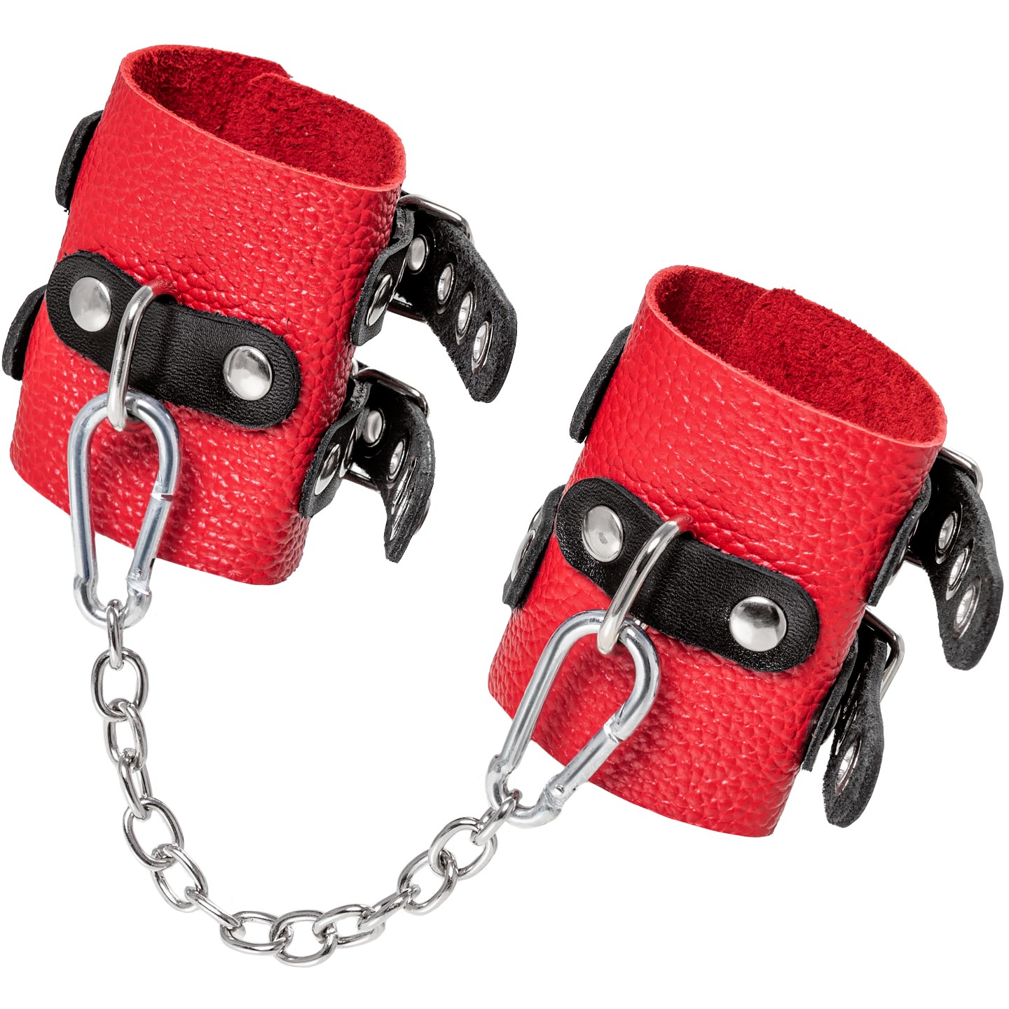 Наручники Pecado BDSM красно-черные