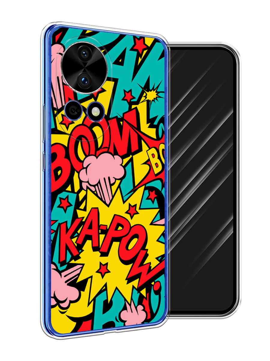 

Чехол Awog на Huawei Nova 12 Pro "Постер pop art", Бирюзовый;желтый;красный, 6123150-1