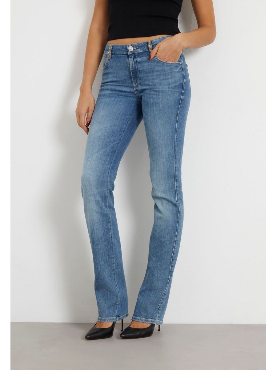 

Джинсы женские Guess GU121N15L синие 29/30, Синий, GU121N15L