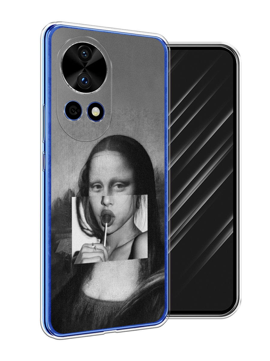 

Чехол Awog на Huawei Nova 12 Pro "Mona Lisa sucking lollipop", Серый, 6123150-1