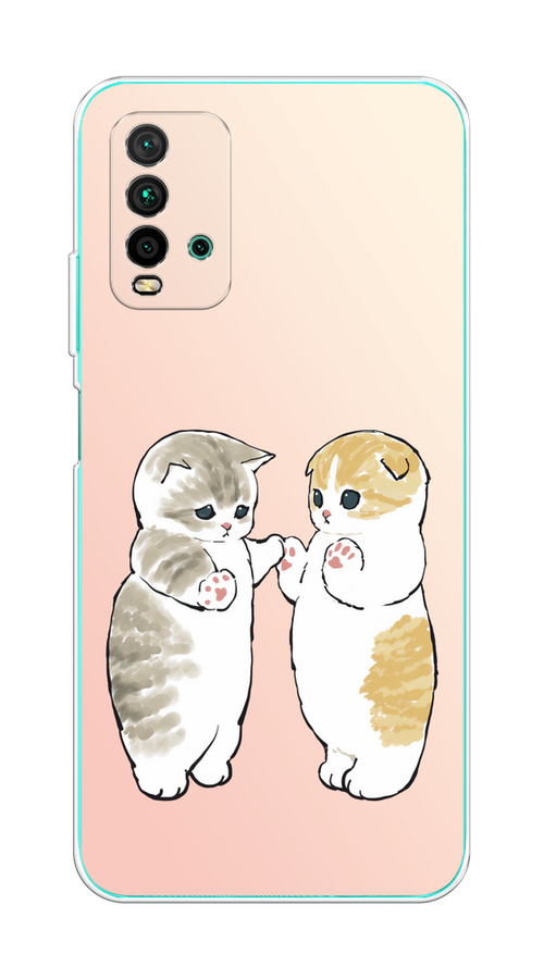 

Чехол на Xiaomi Redmi 9T "Пухлые котики", Розовый;бежевый;серый, 39850-1