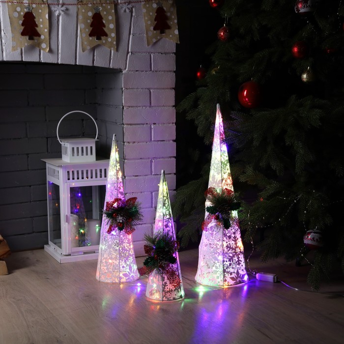 

Световая фигура Luazon Lighting Цветные конусы 9609092 разноцветный/RGB, Цветные конусы