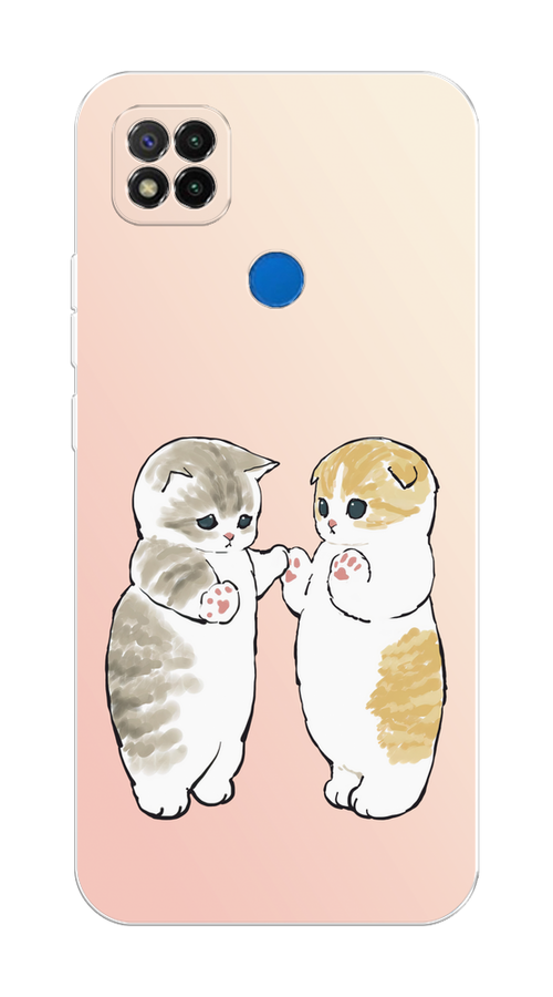 

Чехол на Xiaomi Redmi 9C "Пухлые котики", Розовый;бежевый;серый, 39050-1