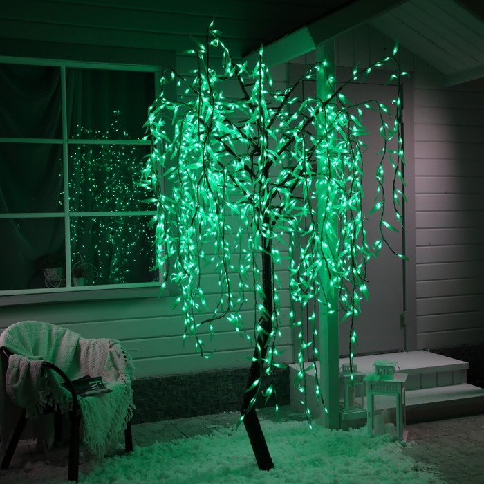 

Световая фигура Luazon Lighting Плакучая ива 2317310 зеленый, Плакучая ива