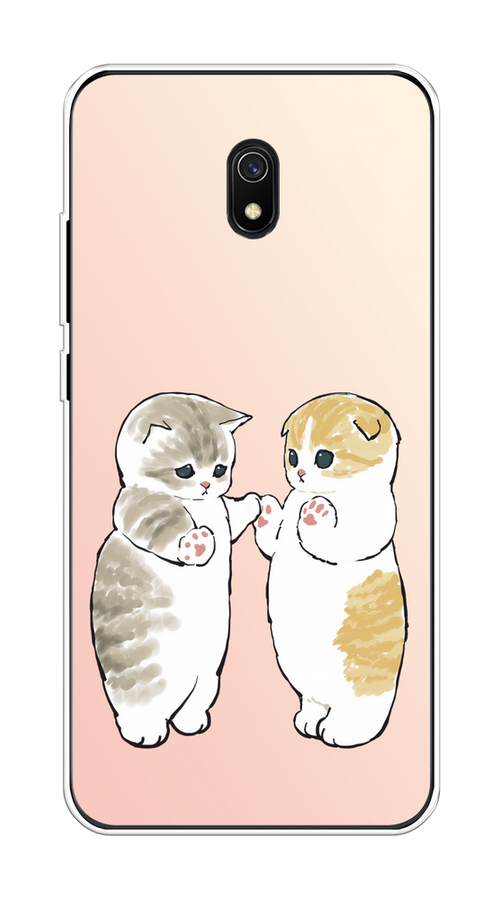

Чехол на Xiaomi Redmi 8A "Пухлые котики", Розовый;бежевый;серый, 37250-1