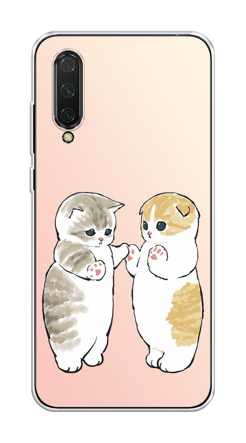 

Чехол на Xiaomi Mi CC9/Mi A3 Lite/Mi 9 Lite "Пухлые котики", Розовый;бежевый;серый, 36750-1