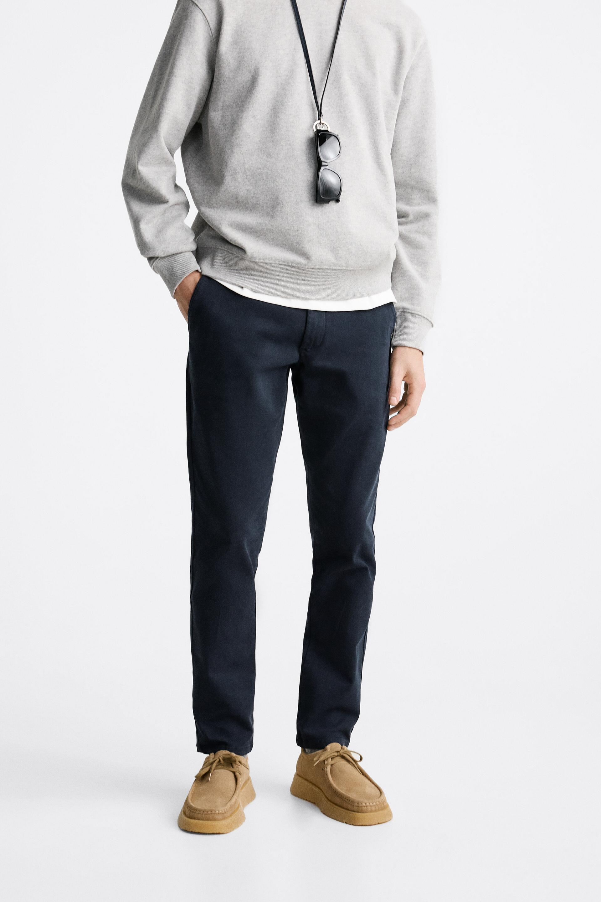 

Брюки мужские ZARA 09252350 синие 36 (доставка из-за рубежа), Синий, 09252350