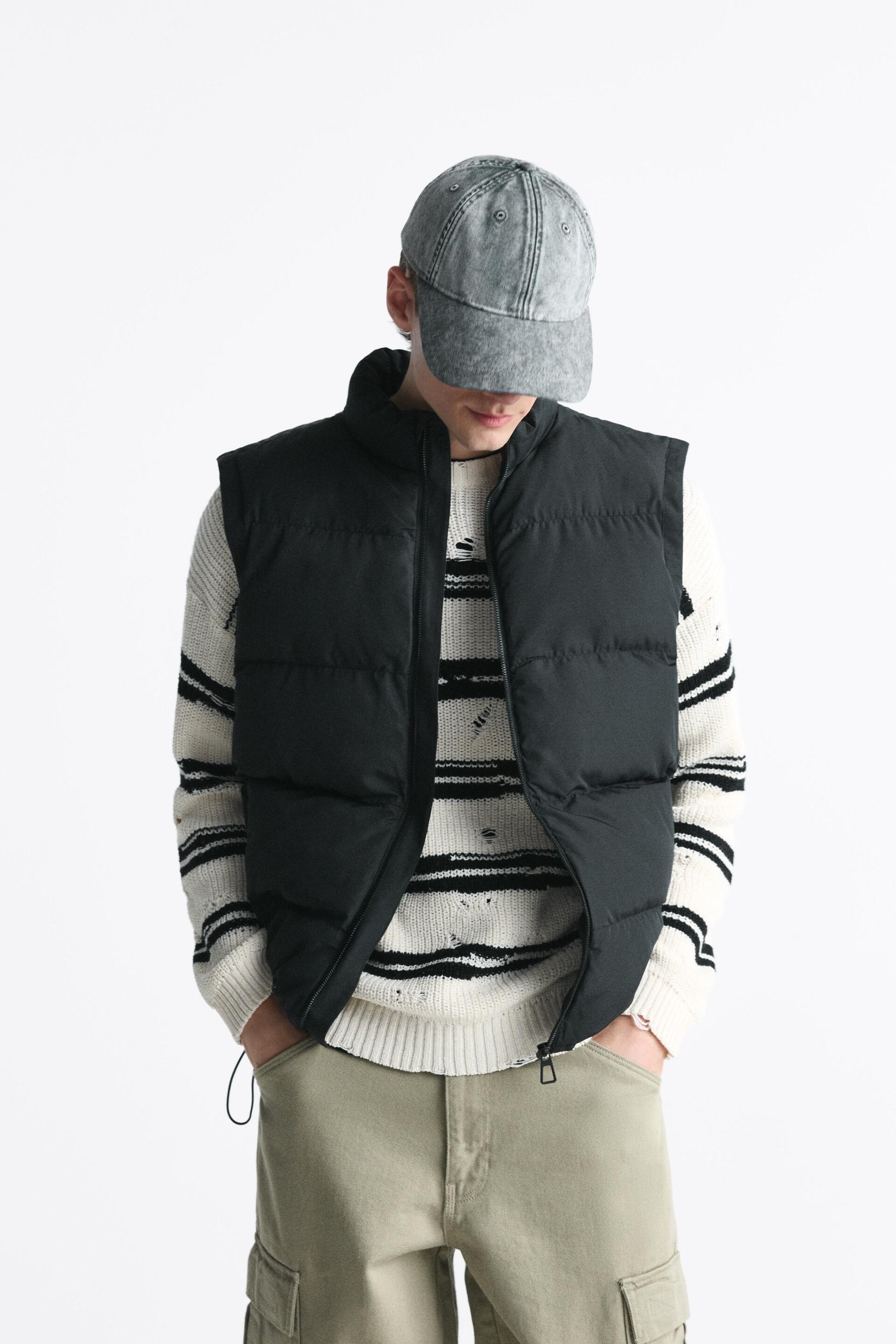 

Утепленный жилет мужской ZARA 08574380 черный XL (доставка из-за рубежа), 08574380