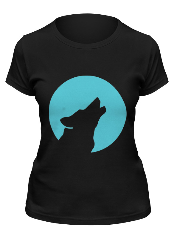 

Футболка женская Printio Волк (wolf) черная 2XL, Черный, Волк (wolf)