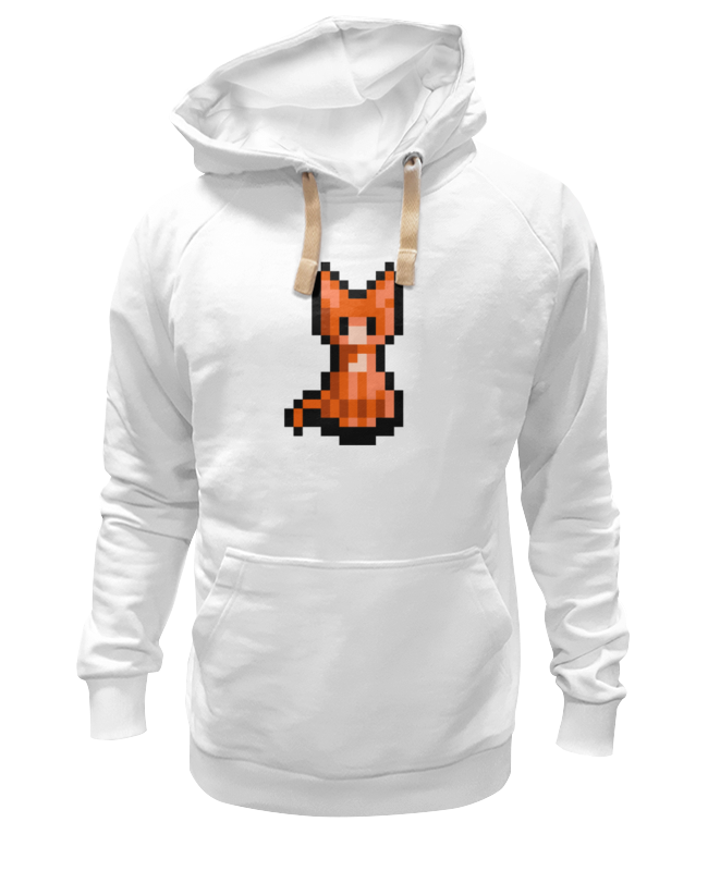 

Худи мужское Printio Лисичка белое 2XL, Белый, Лисичка