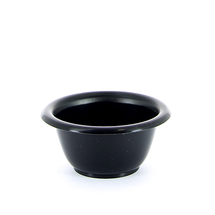 Чаша для краски Dewal, черная 180 мл мойка кухонная врезная granfest urban кварцевый песок 490 мм одна чаша черная gf ur 649