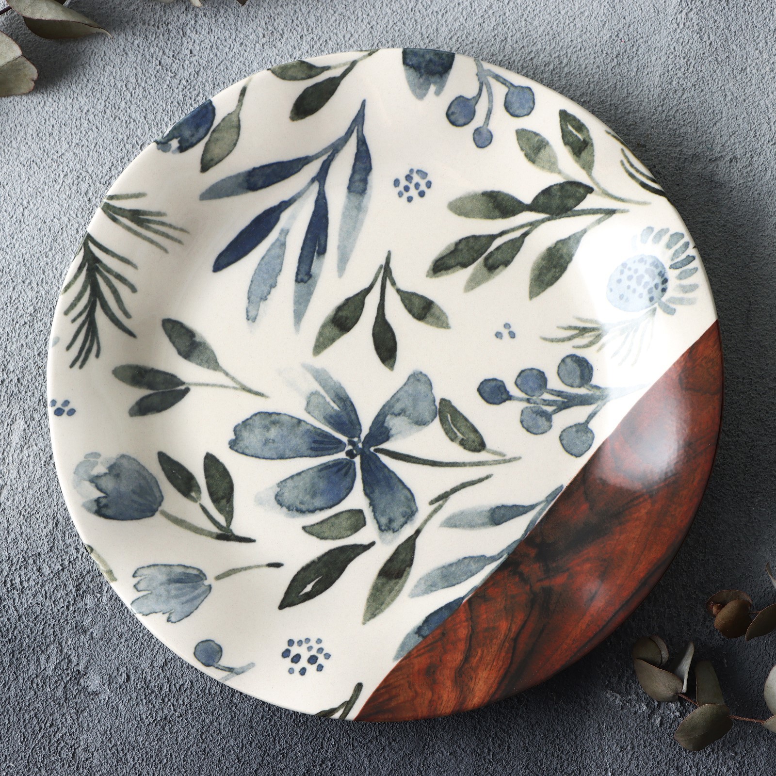 

Тарелка керамическая Dolce Ceramo Фьюжен 21.5 см