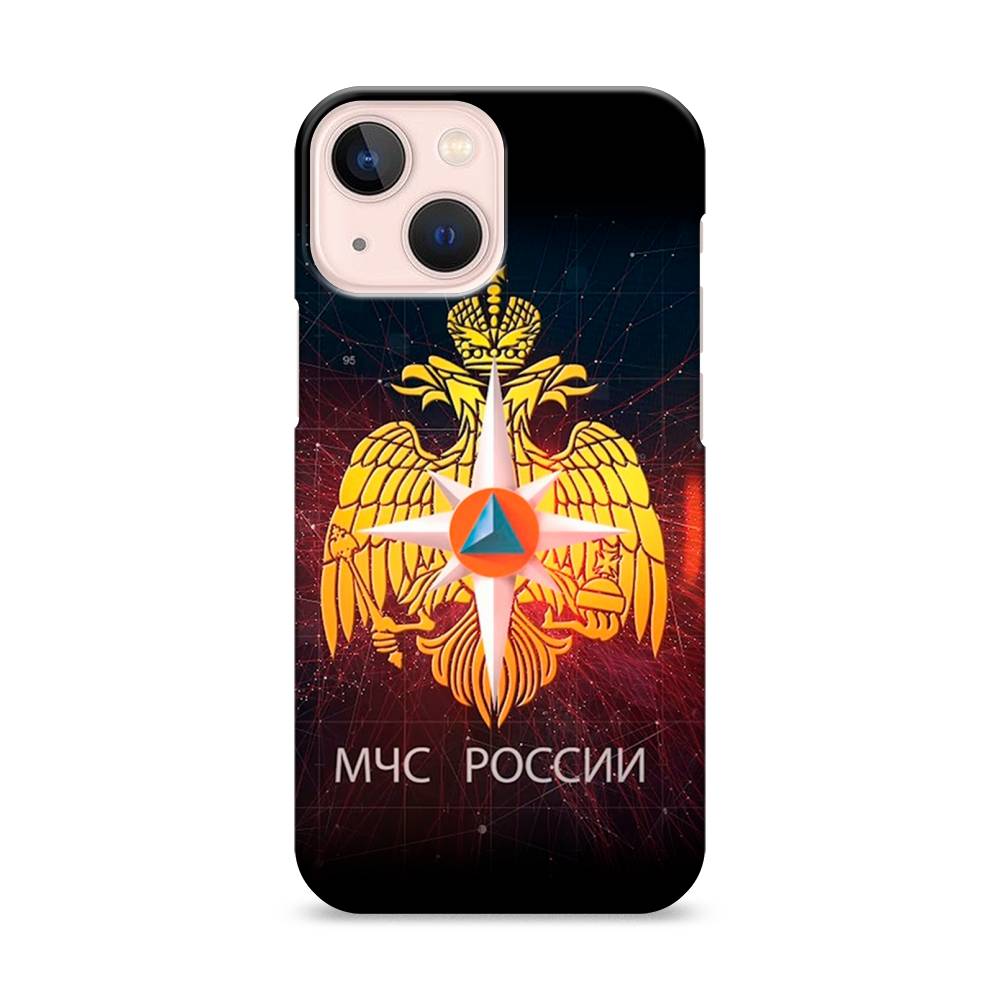 

Пластиковый чехол "МЧС России" на Apple iPhone 13 mini, 14120-4