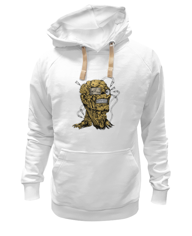 

Худи унисекс Printio Зомби белое 2XL, Белый, Зомби