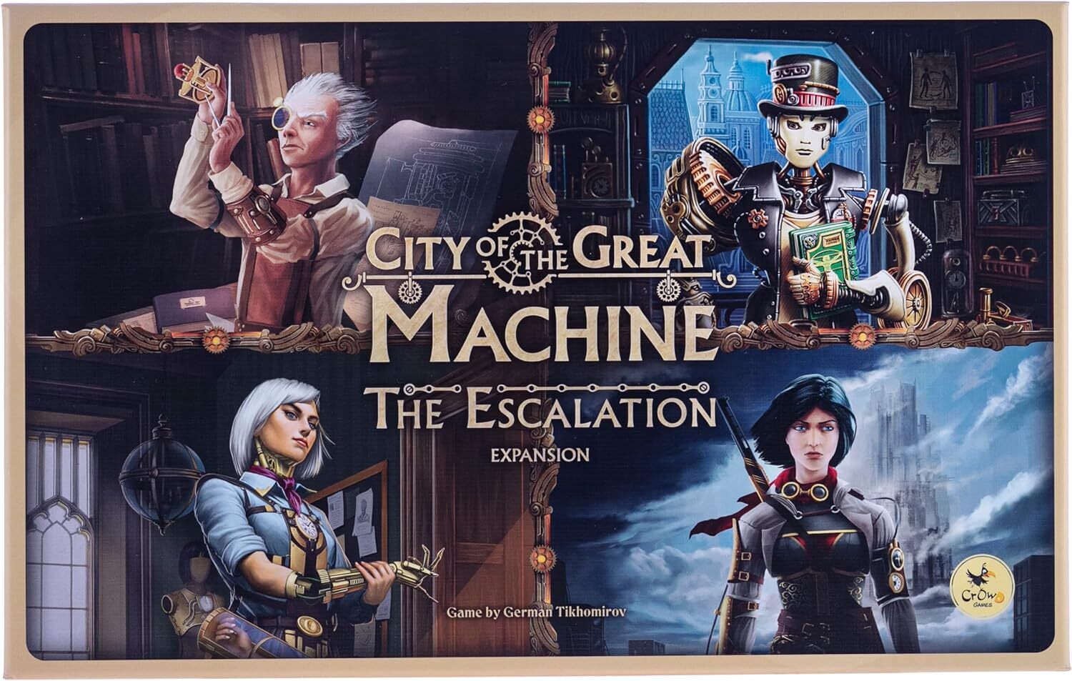 Настольная игра Crowd Games CGA07002 City of the Great Machine The Escalation Expansion настольная игра city of the great machine stand in heroes expansion на английском языке