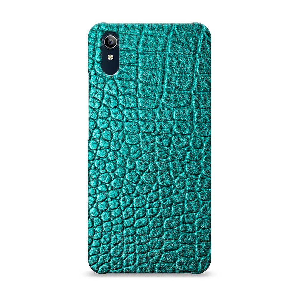 

Пластиковый чехол "Бирюзовая змея" на Vivo Y91c, 262820-2
