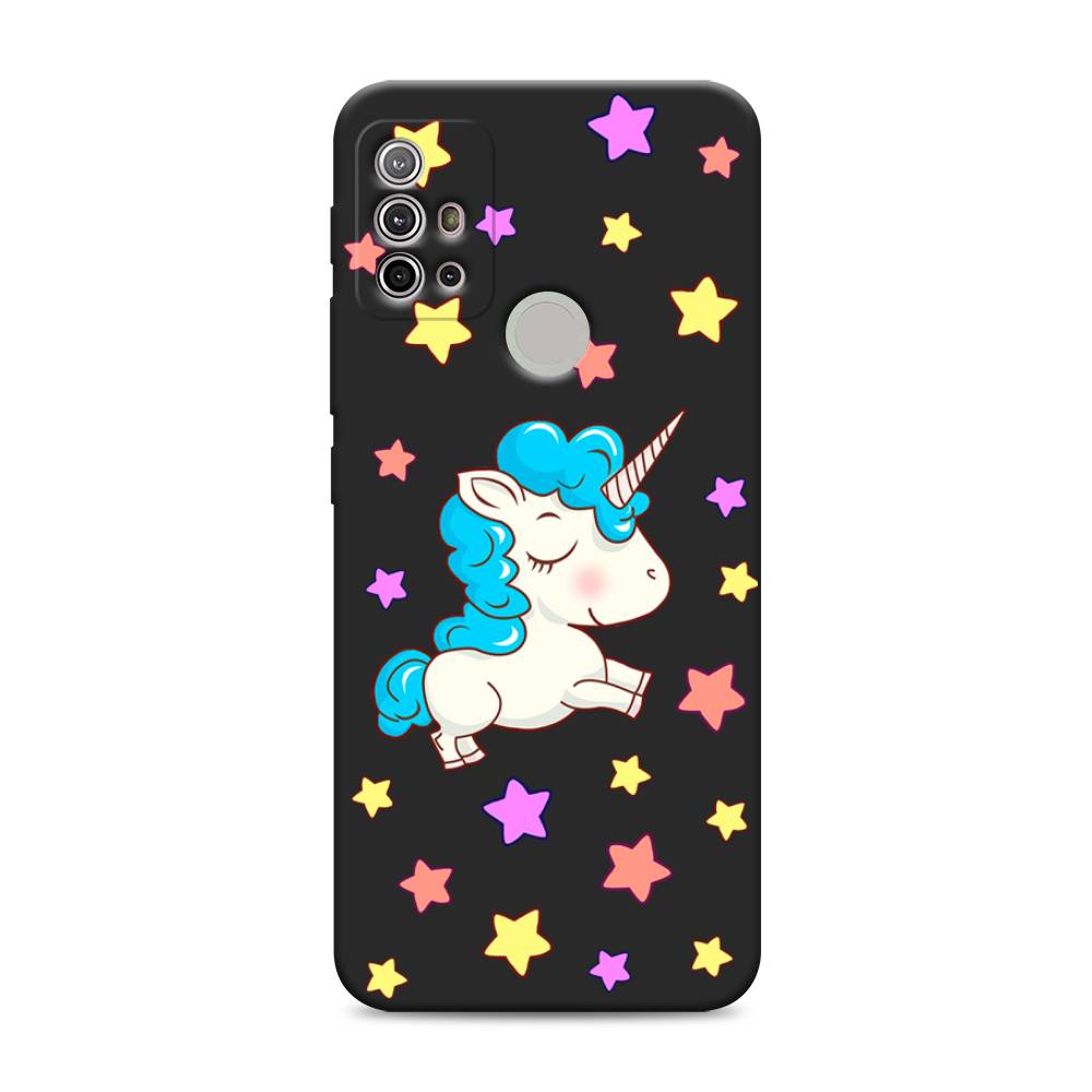 

Чехол Awog на Lenovo K13 Note/Motorola Moto G10/G20/G30 "Звездный единорог", Разноцветный, 242152-1