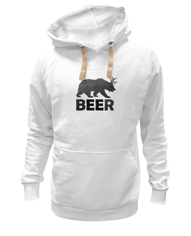 

Худи мужское Printio Beer (bear) белое 2XL, Белый, Beer (bear)
