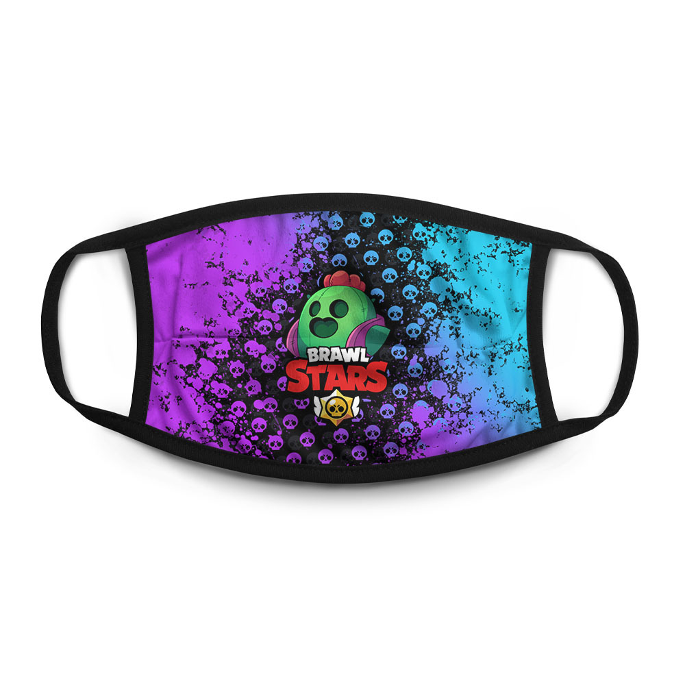 

Многоразовая маска унисекс Burnettie Brawl Stars, Разноцветный, Brawl Stars