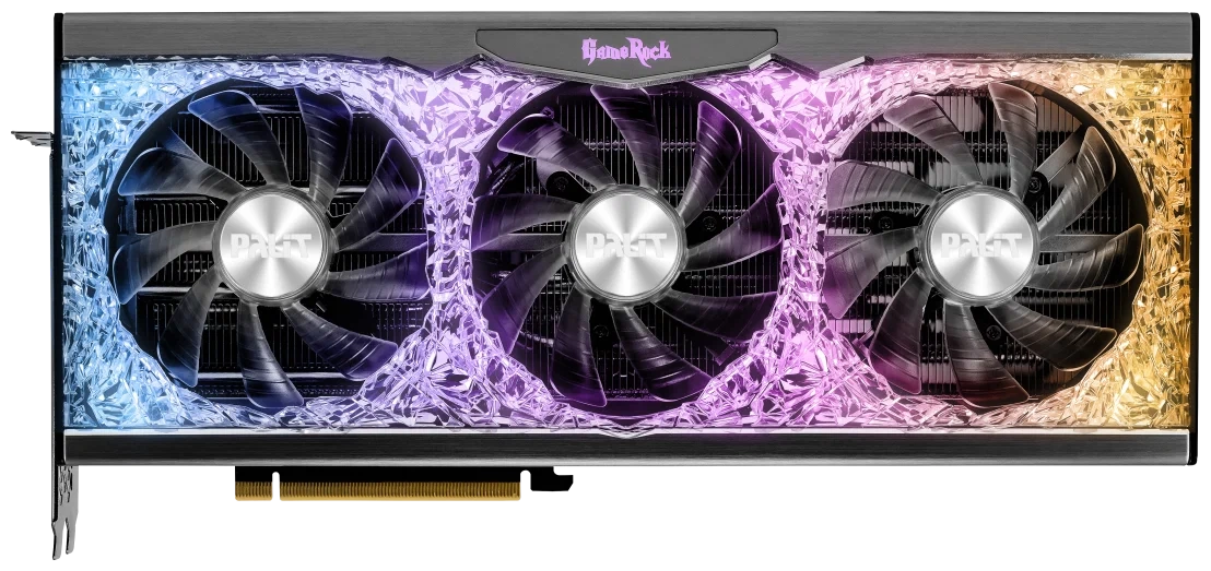 

Видеокарта Palit NVIDIA GeForce RTX 3090 Ti GameRock 24Gb (NED309T019SB-1022G), Белый, RTX3090TI